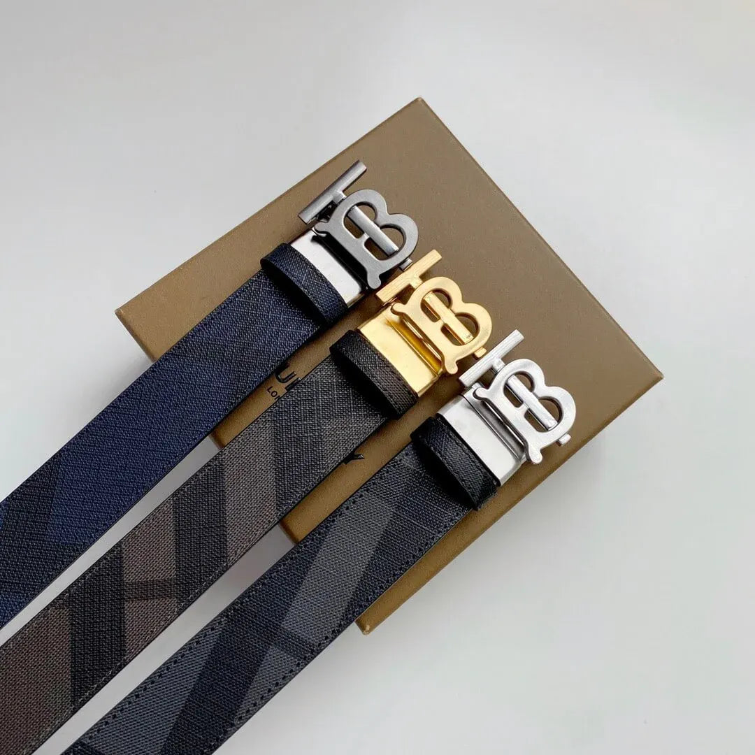 Classic And Minimalist Plaid Belt