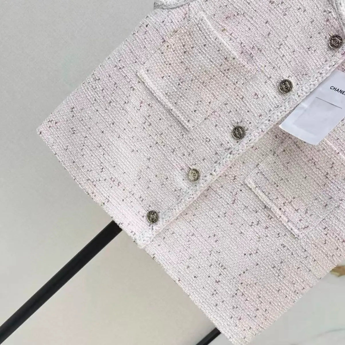 26SS Tweed Sleeveless Top