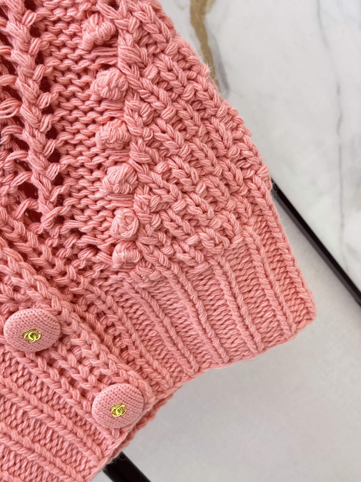 Chunky Knit Vest Cardigan