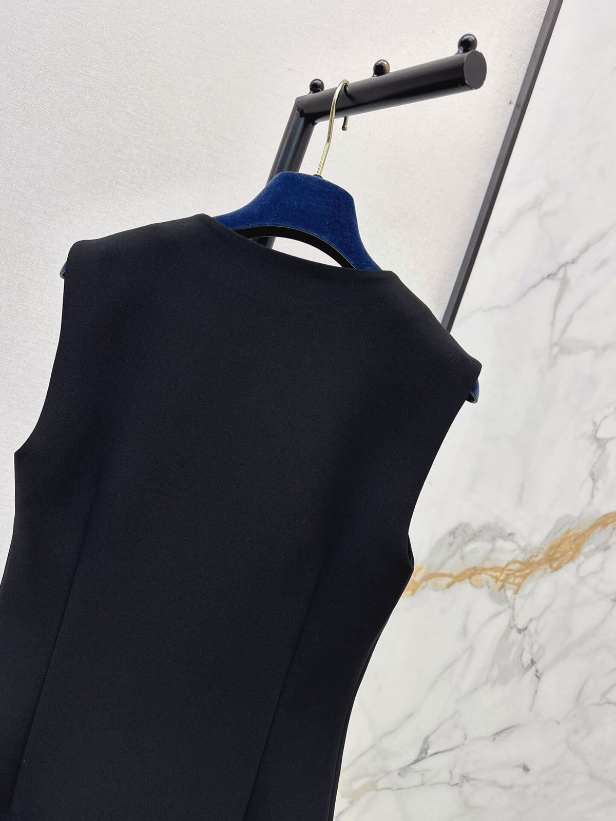 Minimalist Sleeveless Zip Mini Dress