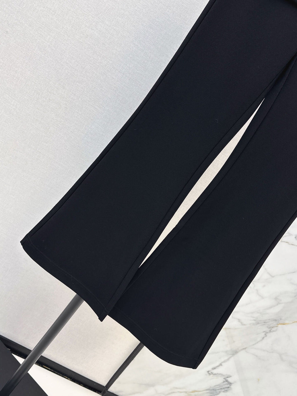 Fake Two-Piece Skirt Flare Pants