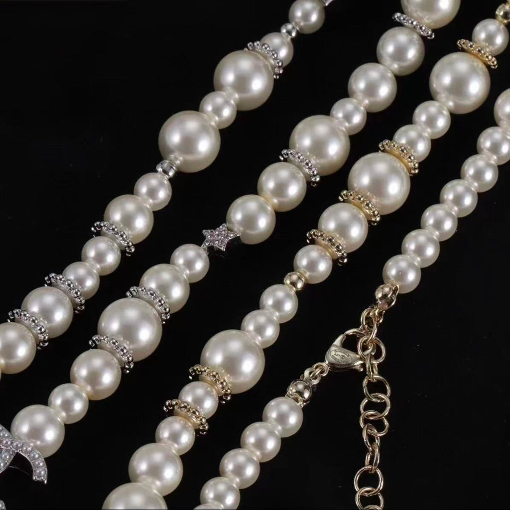 New Double-C Pearl Necklace