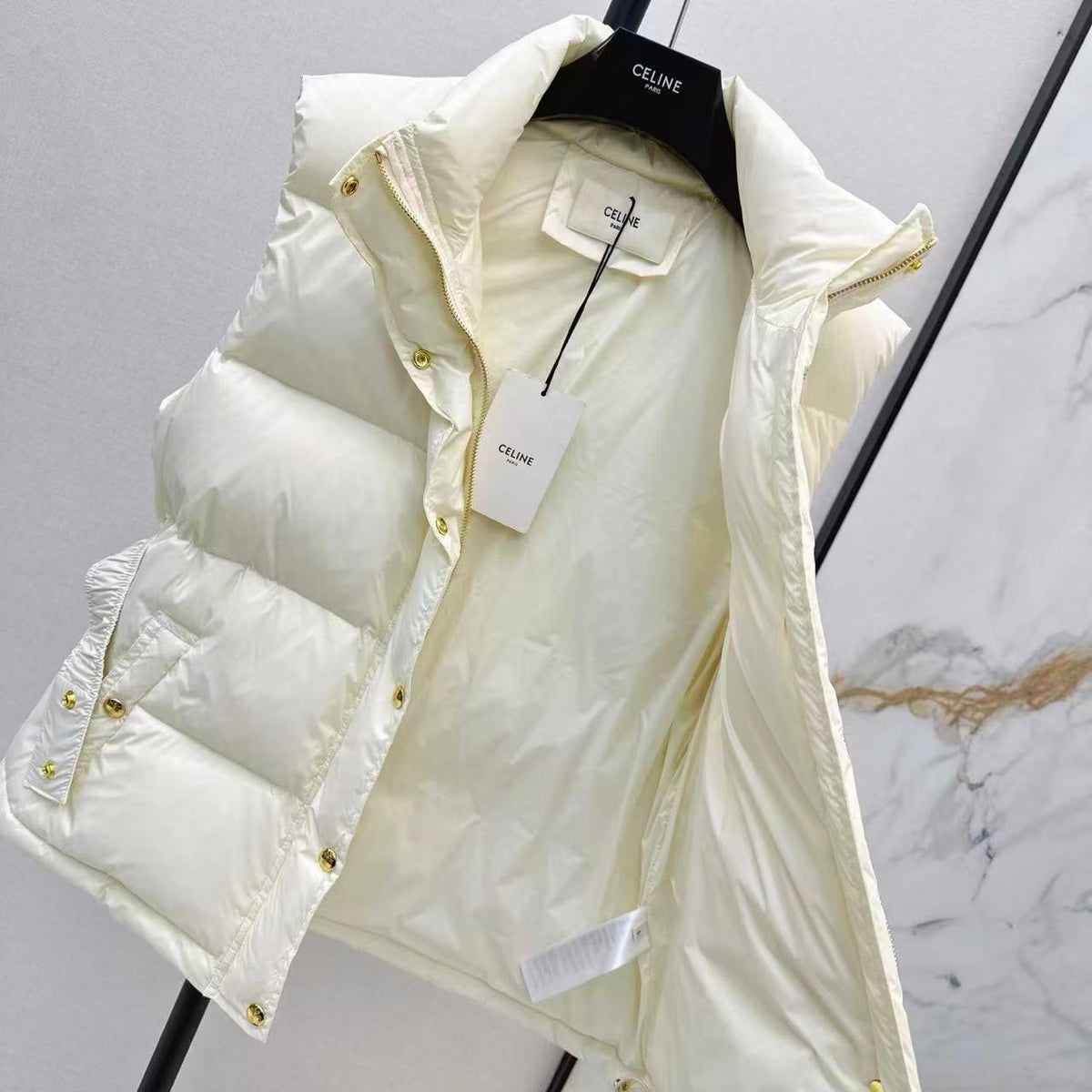 Belted Puffer Vest