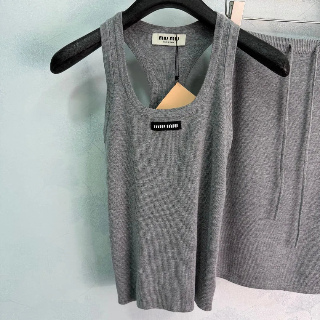 Cardigan Cami Skirt 3-Piece Set