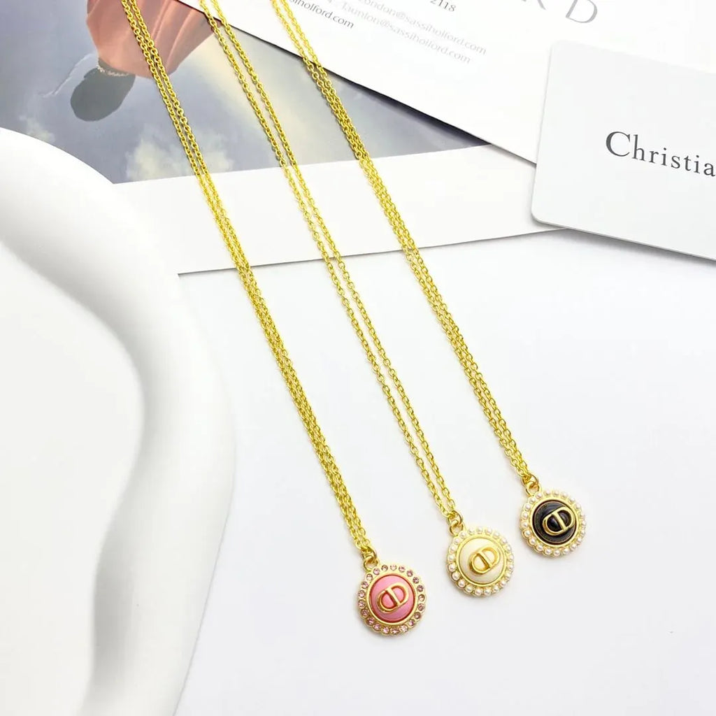 Signature Disk Pendant Chain