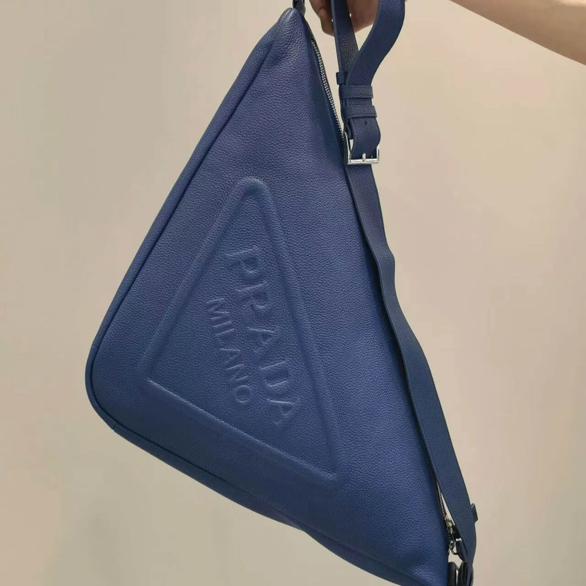 Chic Oversized Triangle Crossbody Bag