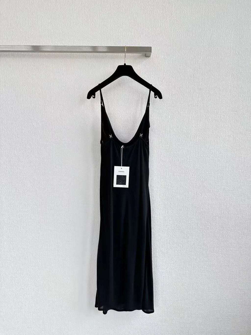 Minimalist Low-Neck Slip Dress