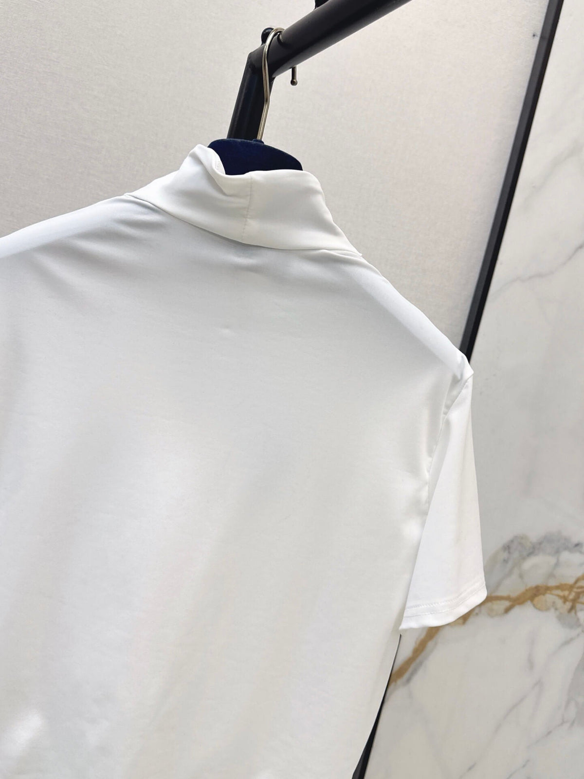 Layered Frill Elegant Short Sleeve Shirt