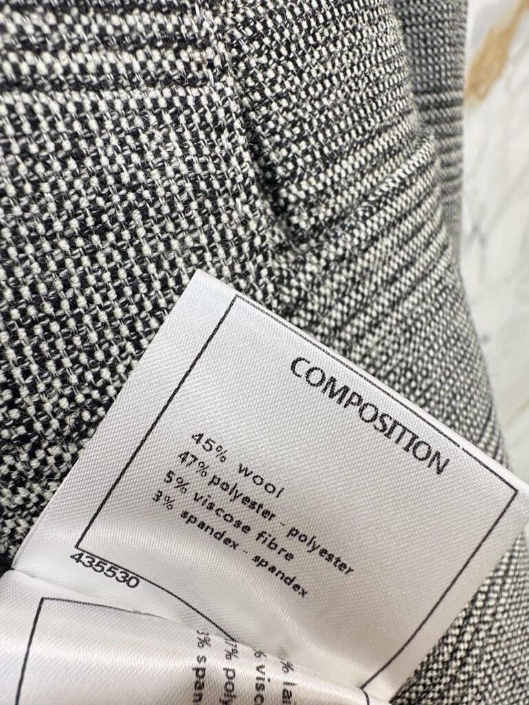 Plaid Cropped Blazer Skirt Set