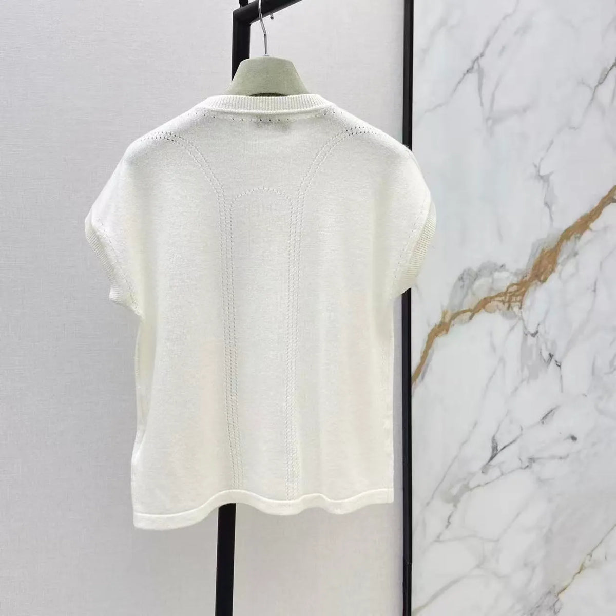 Minimalist Cashmere Short Sleeve