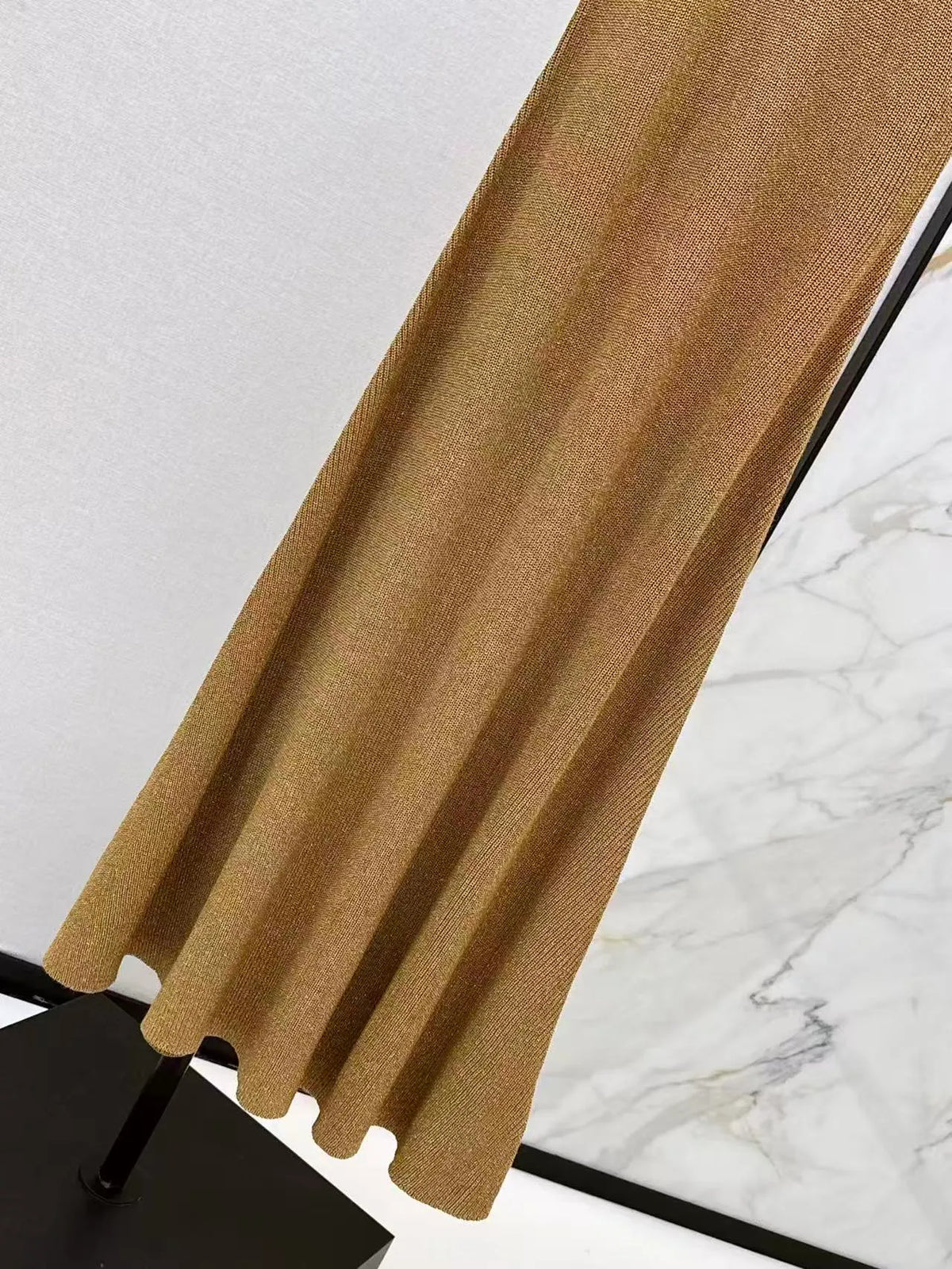 Signature Triangle V-Neck Shift Dress