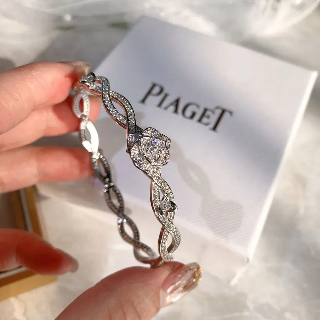 Diamond Rose Couture Bangle