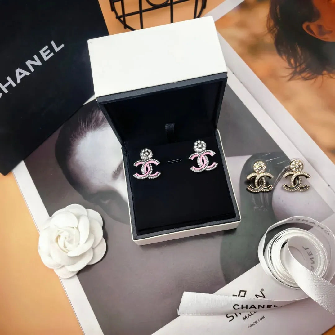 Diamond-Accented Statement Earrings