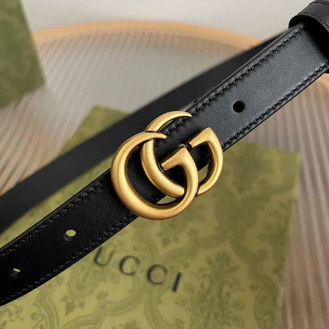 Classic Buckle Slim Belt
