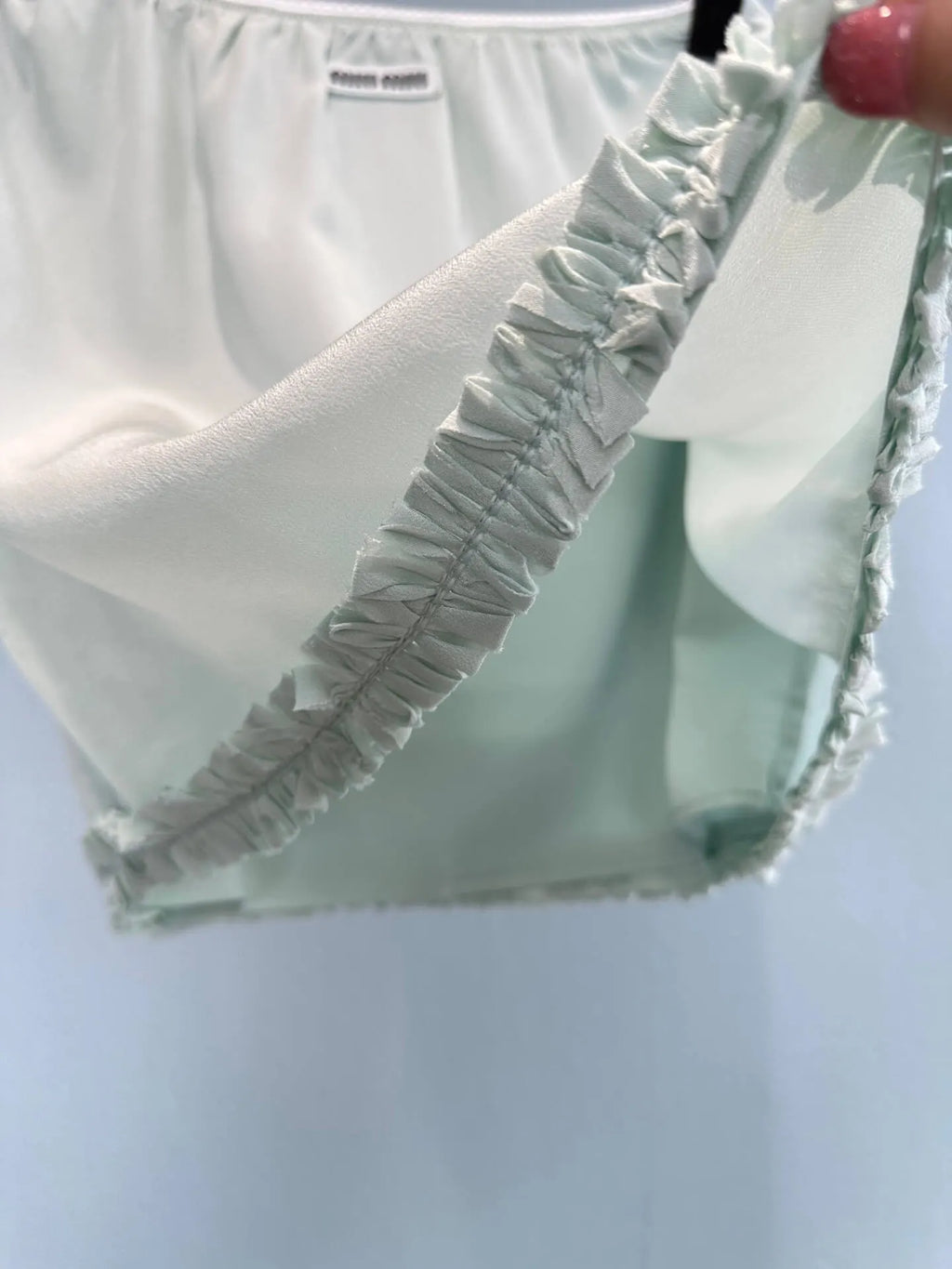 Elastic Waist Ruffle Skirt