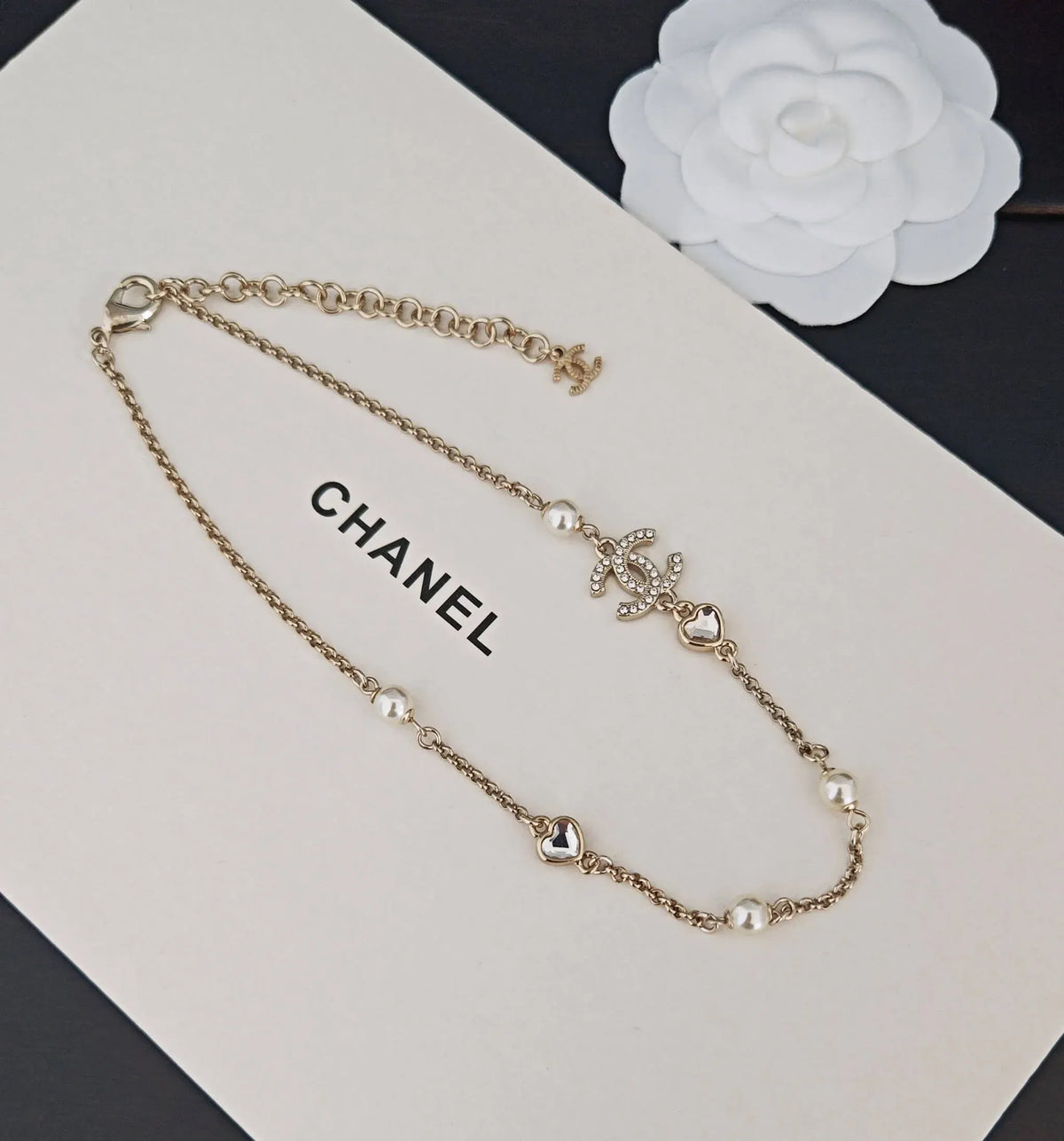 Trendy Heart Charm Necklace