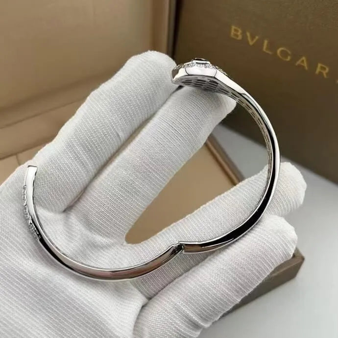 Serpent Collection Colored Diamond-Eye Bracelet