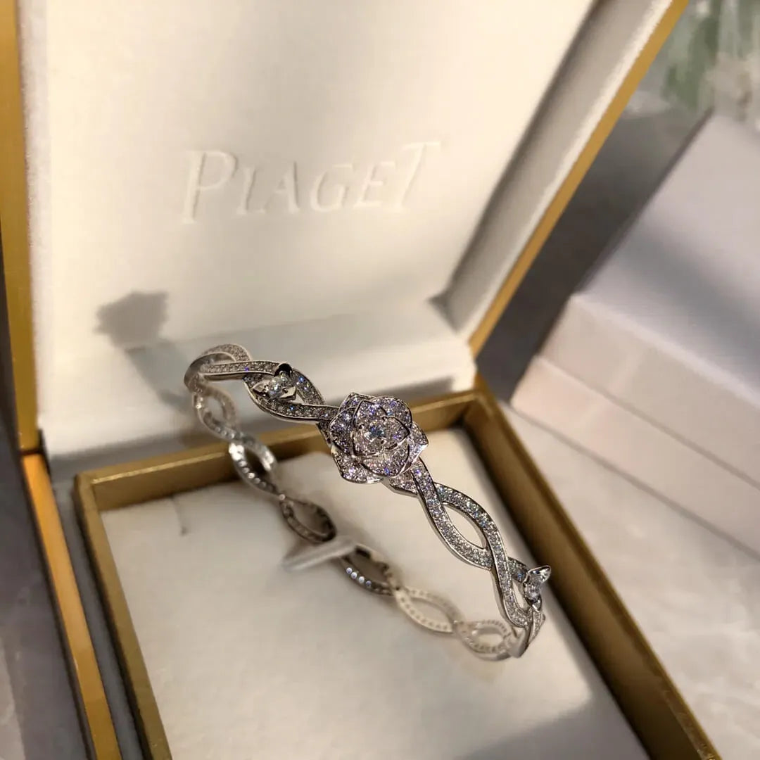 Diamond Rose Couture Bangle