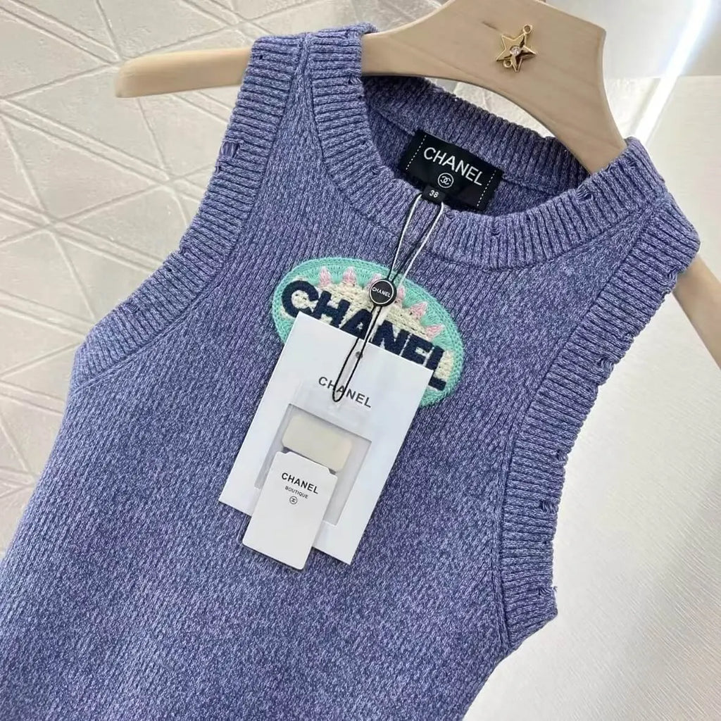 Candy Color Knitted Small Hole Cuff Dress