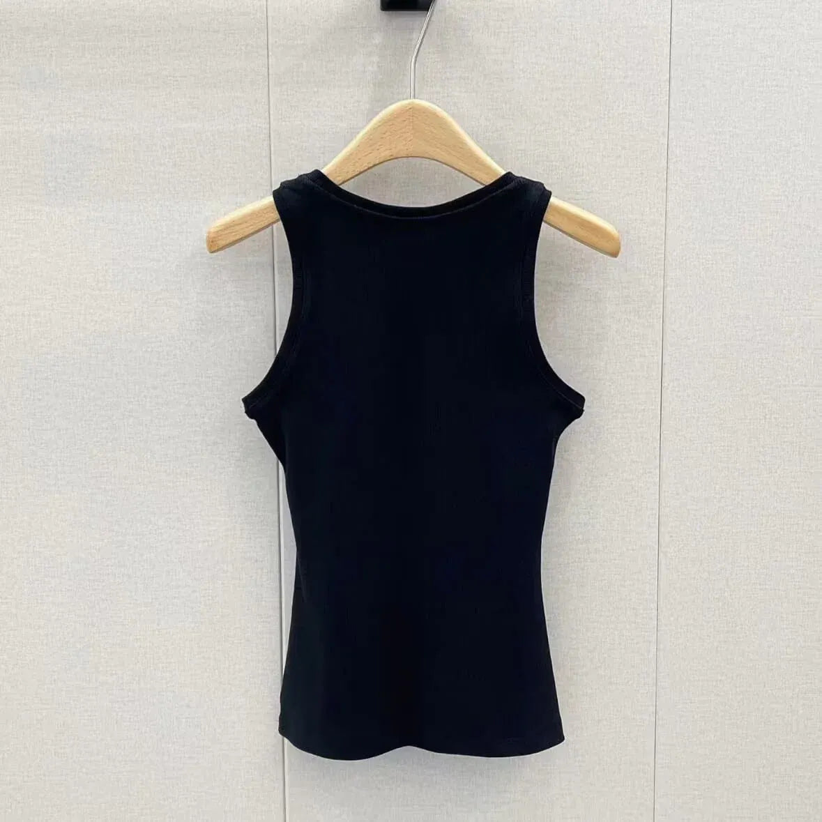 Trendy Embroidered U-Neck Vest