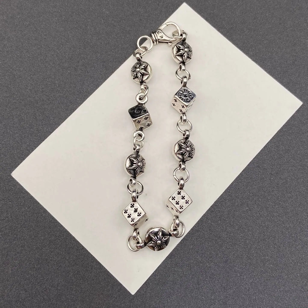 Trendy Dice Hexagram Bracelet