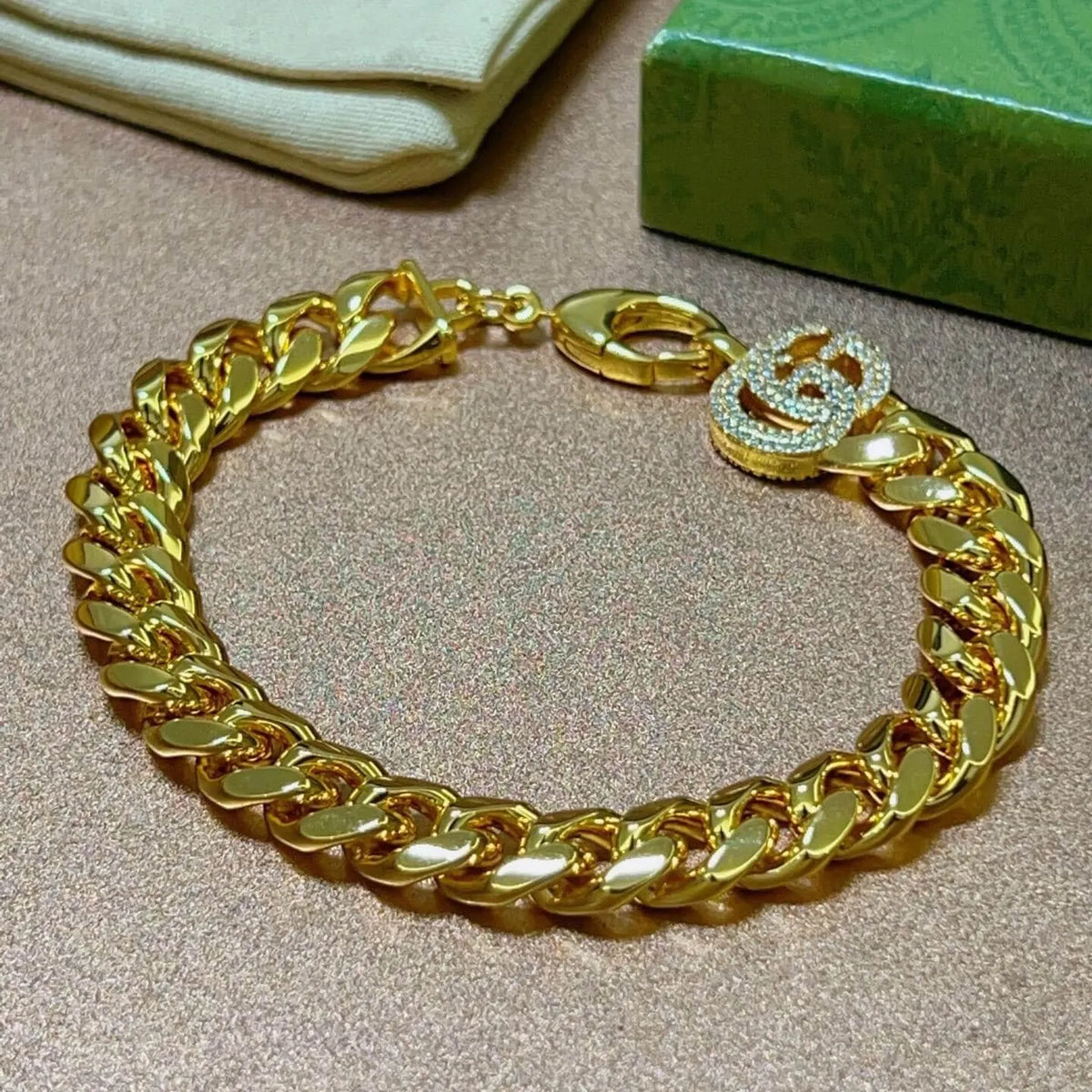 Classic Gold Diamond Bracelet