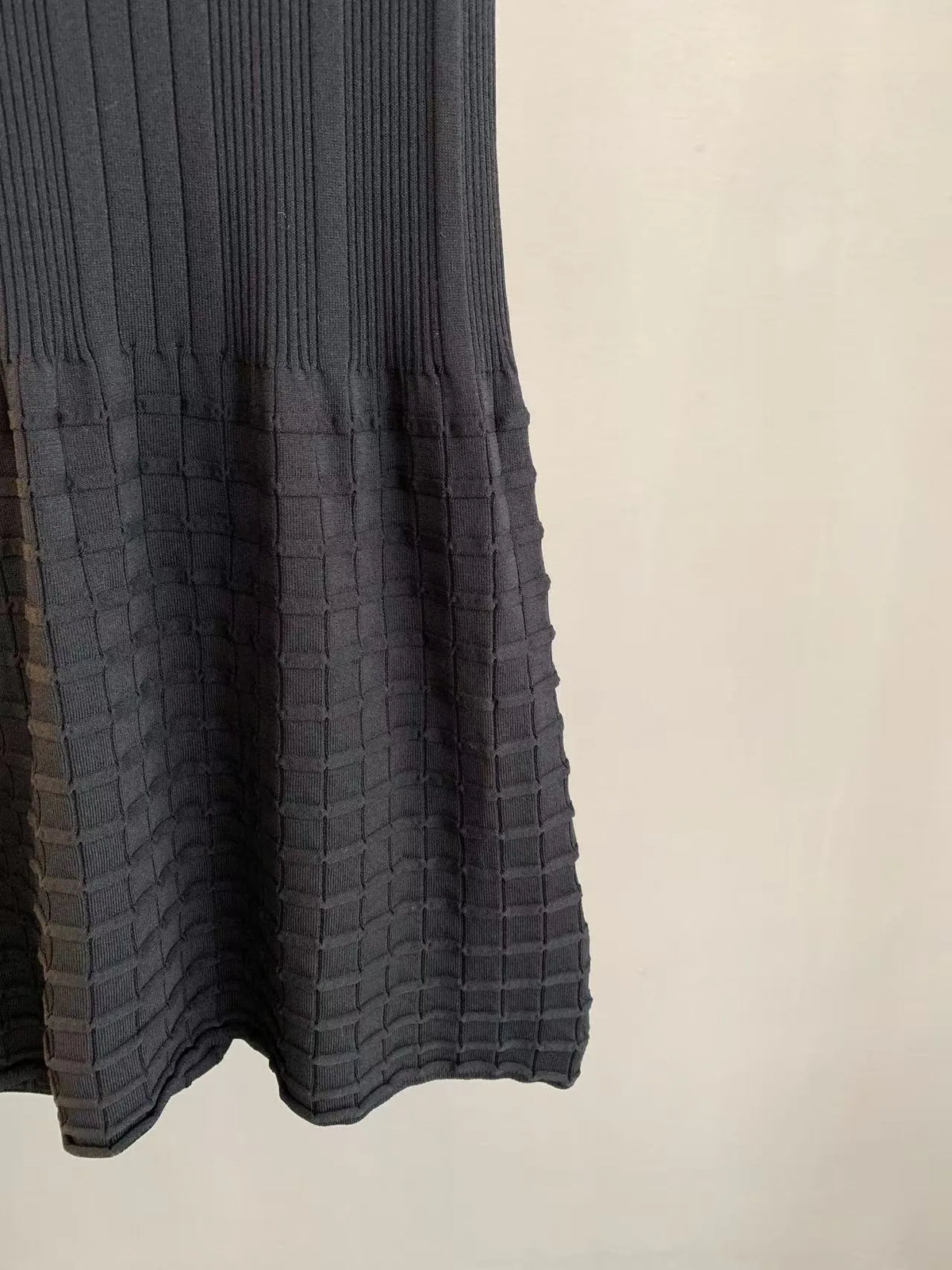 Vertical Plaid Paneled Tank Dress