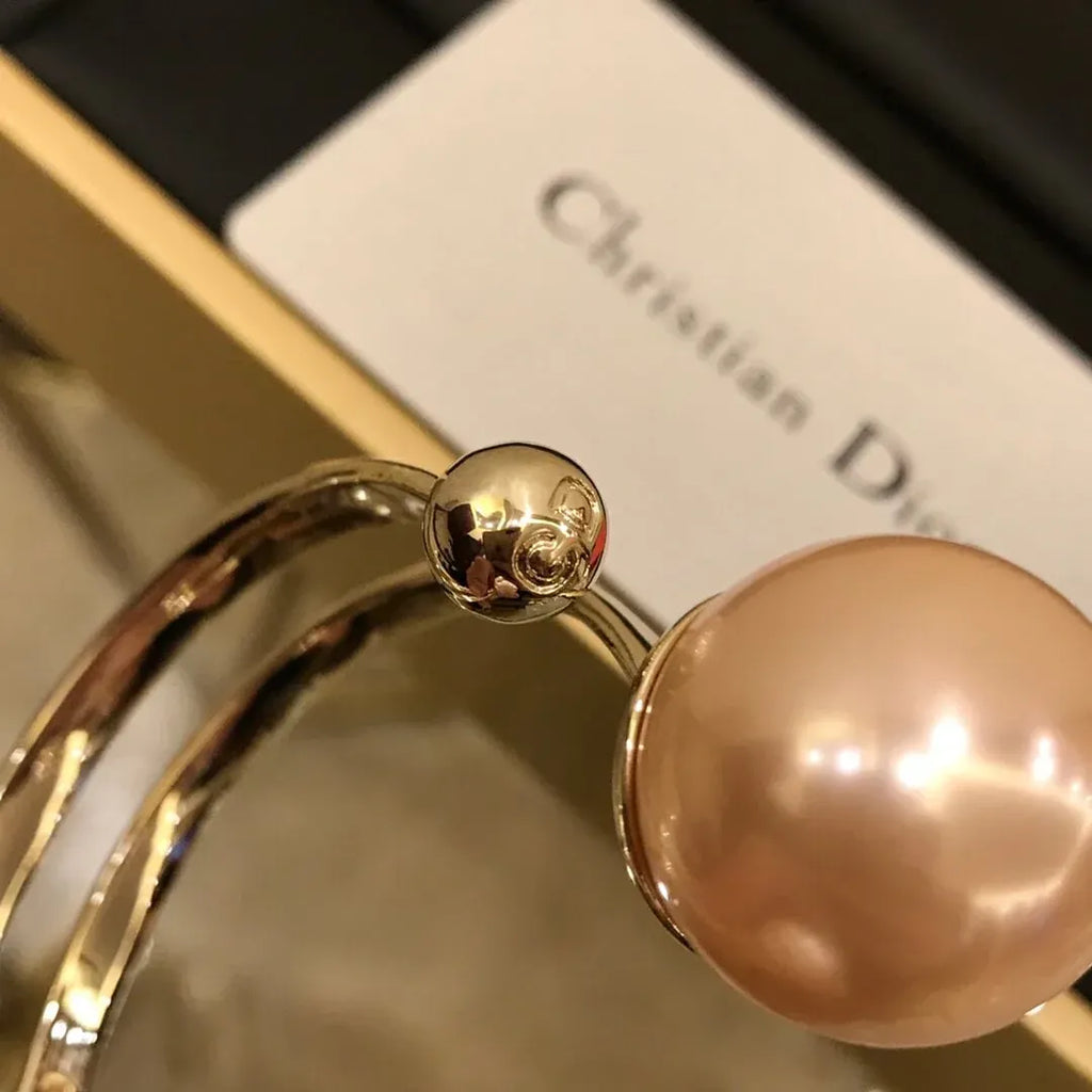 Minimalist Pearl Cuff Bracelet