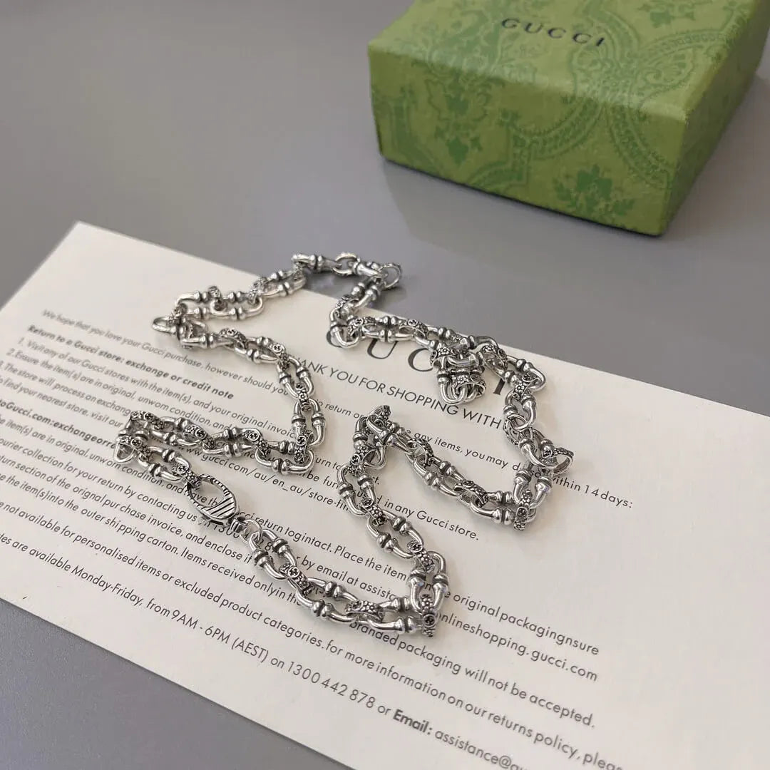 Minimalist Silver Chain Necklace