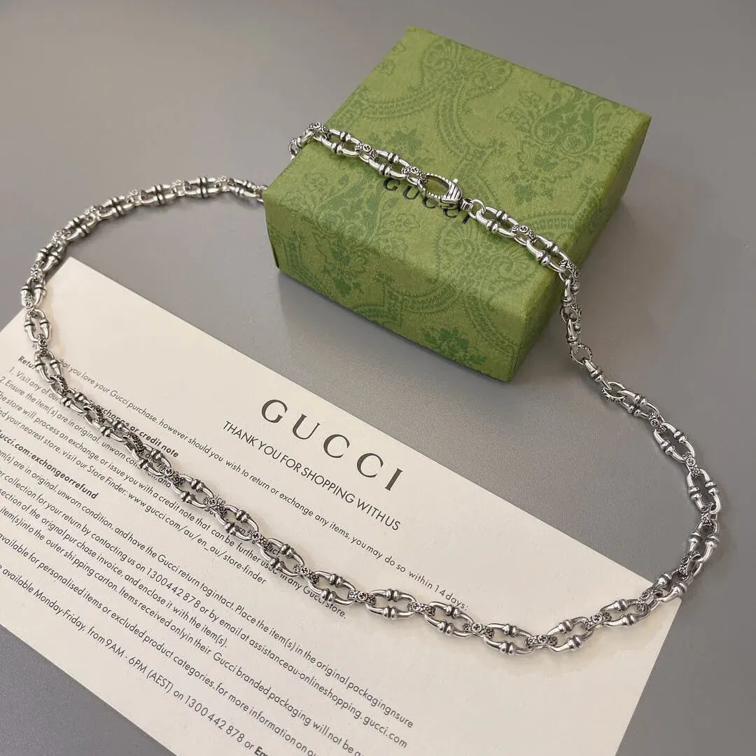 Minimalist Silver Chain Necklace