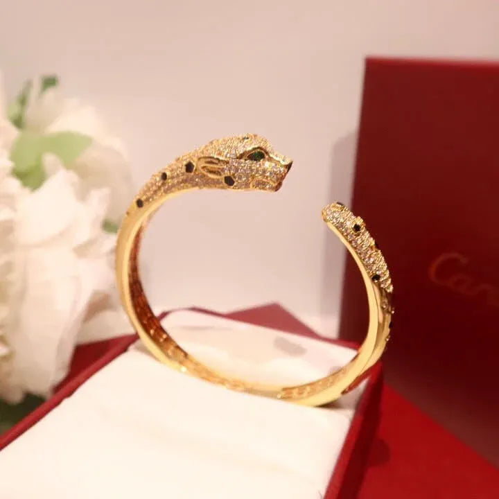 Vintage Fierce Panther Bracelet