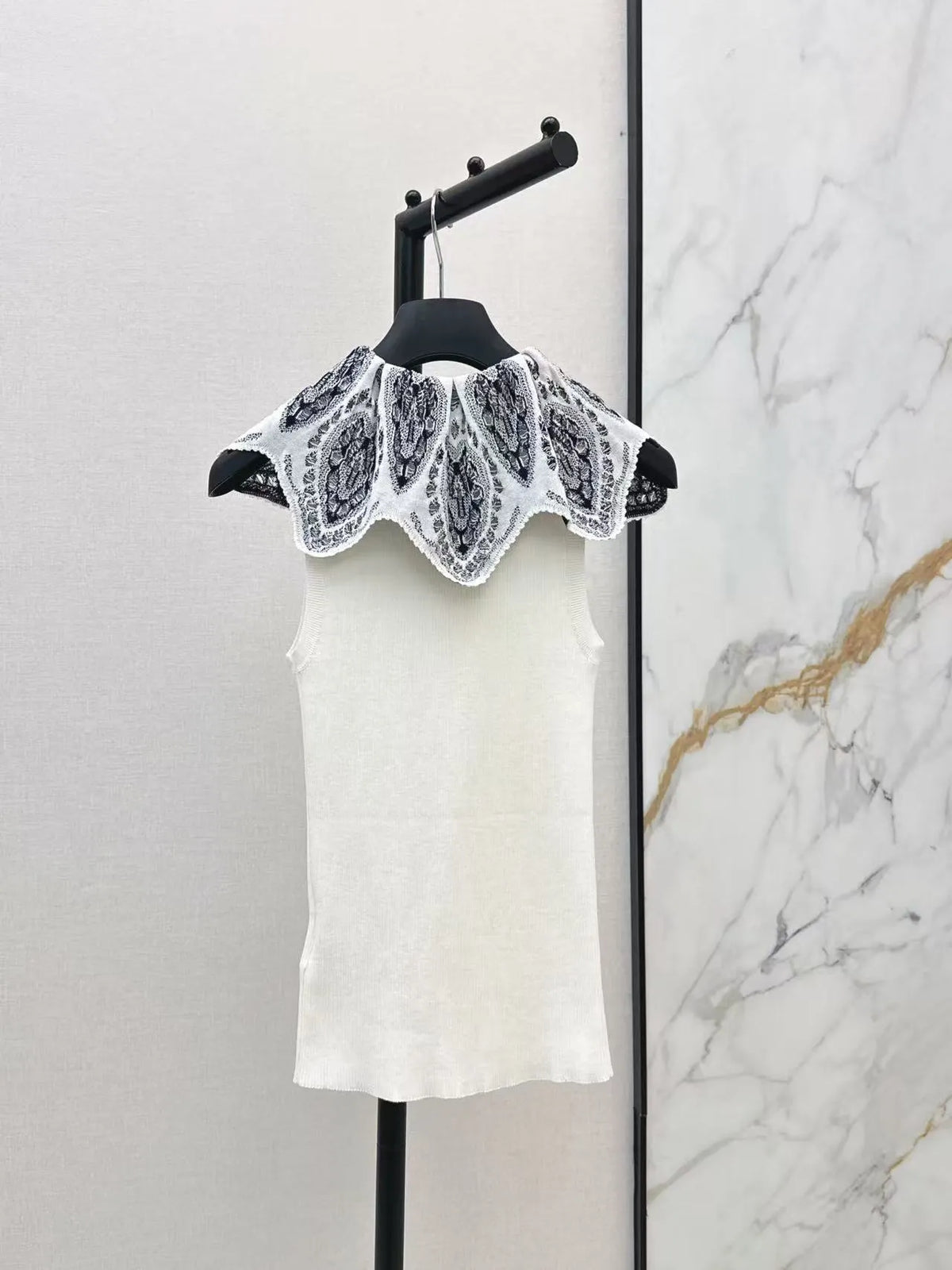 Runway Edition Ruffled Vest