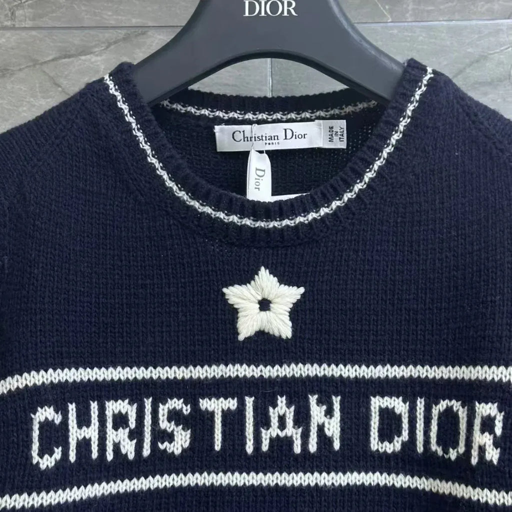 Classic Star Embroidered Knit Short Sleeve