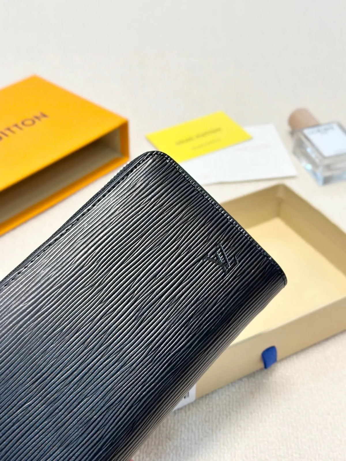 Epi Leather Zip-Around Long Wallet