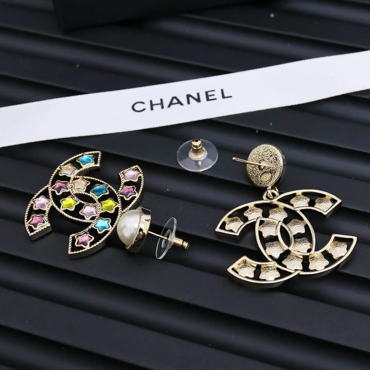 Colorful Star Statement Earrings