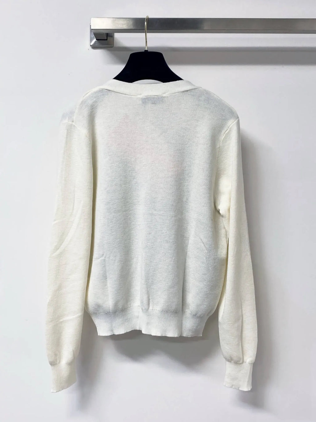 Preppy Fake Two-Piece Cardigan