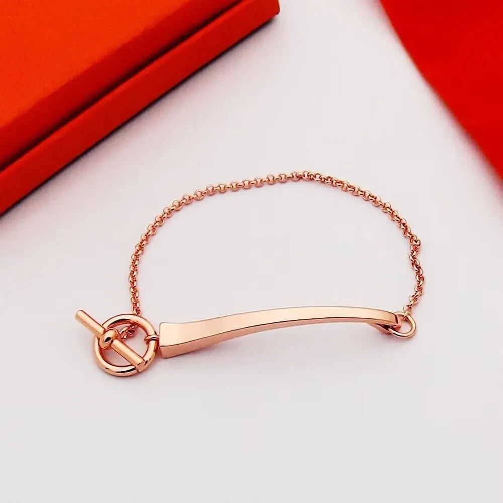 Classic Minimalist Clasp Bracelet