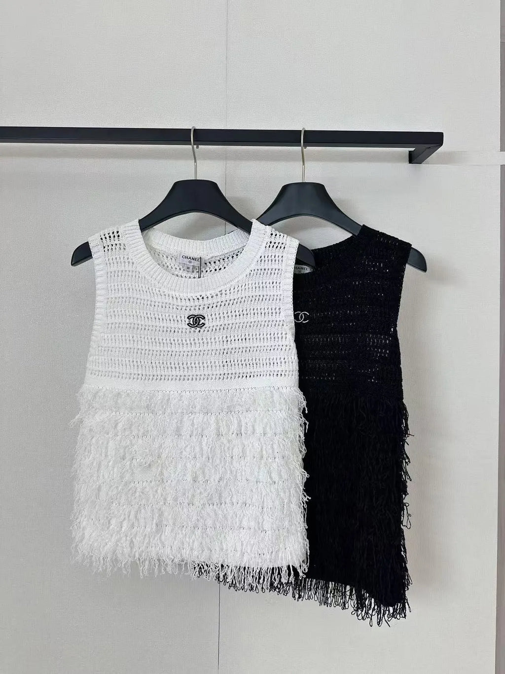 Patchwork Fringe Tank Top