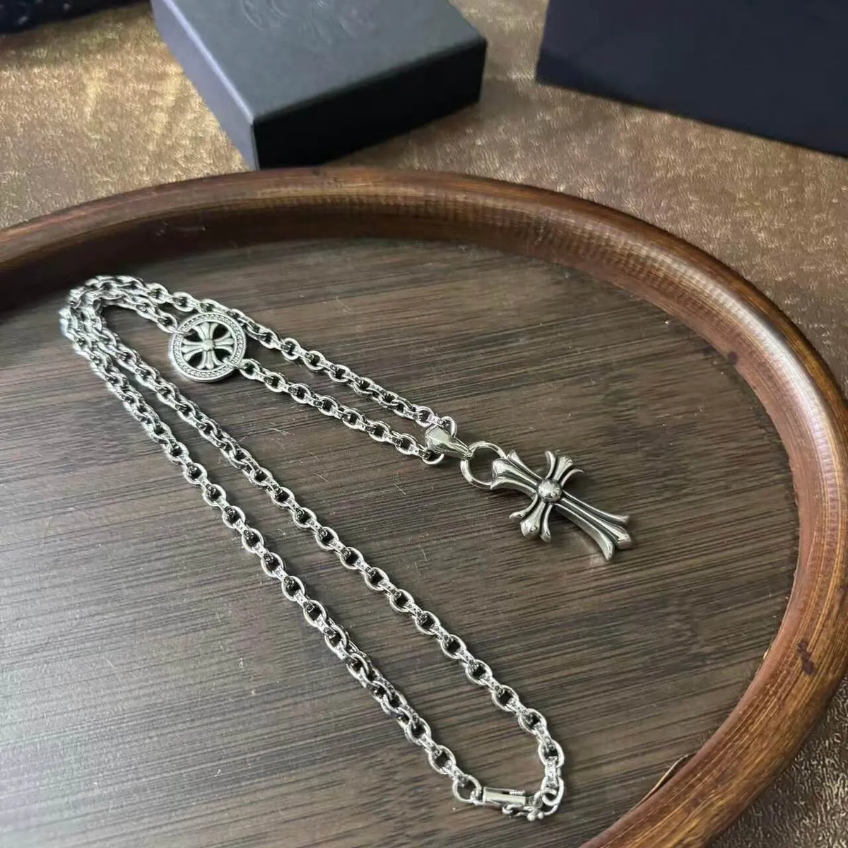 Chic Street Style Cross Necklace