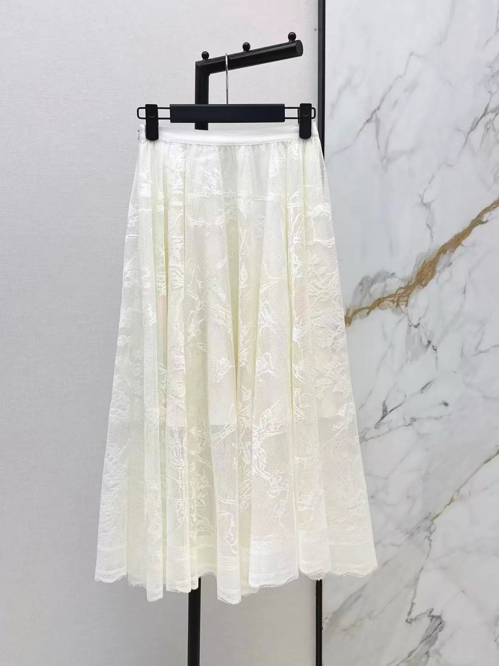 French Lace Long Skirt