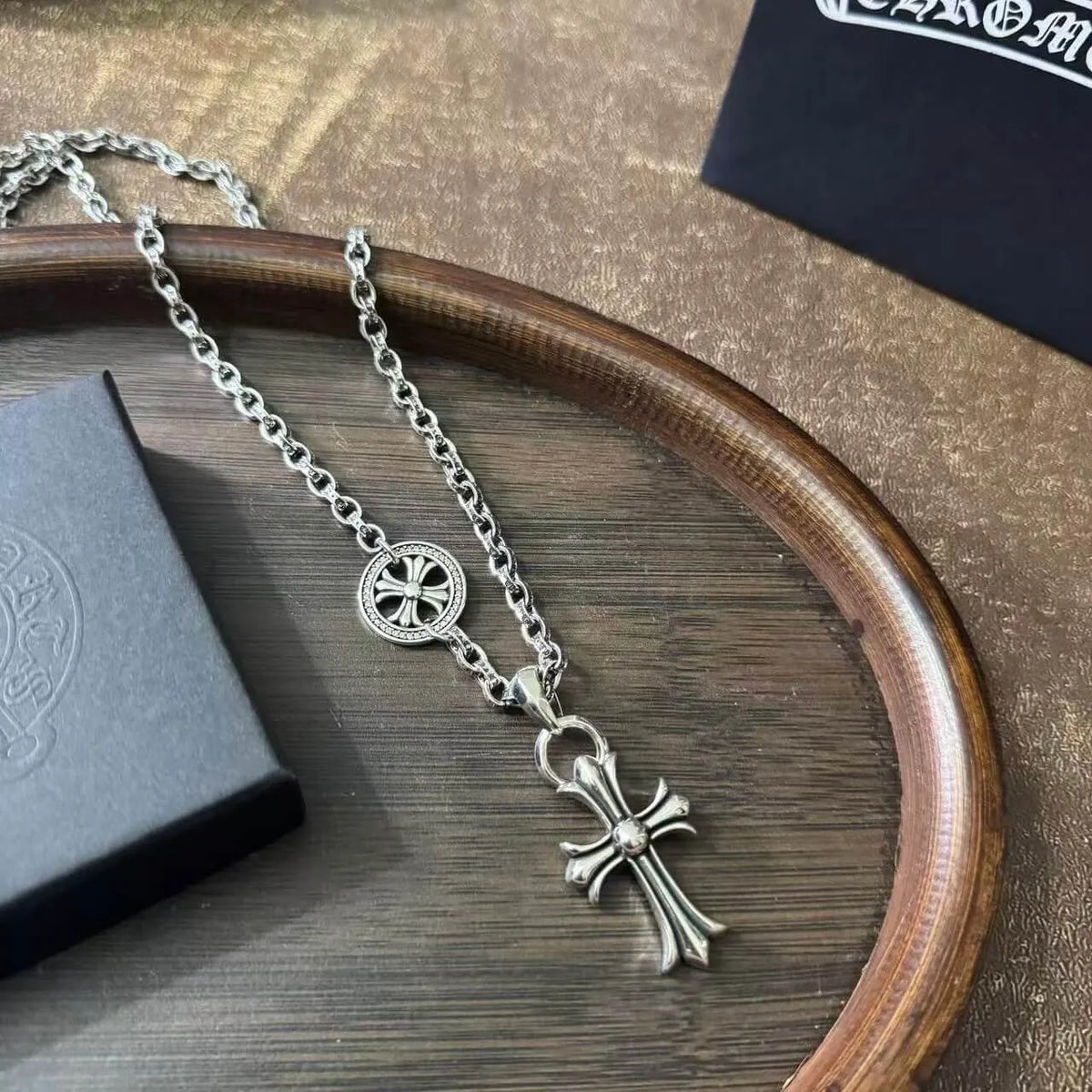 Chic Street Style Cross Necklace